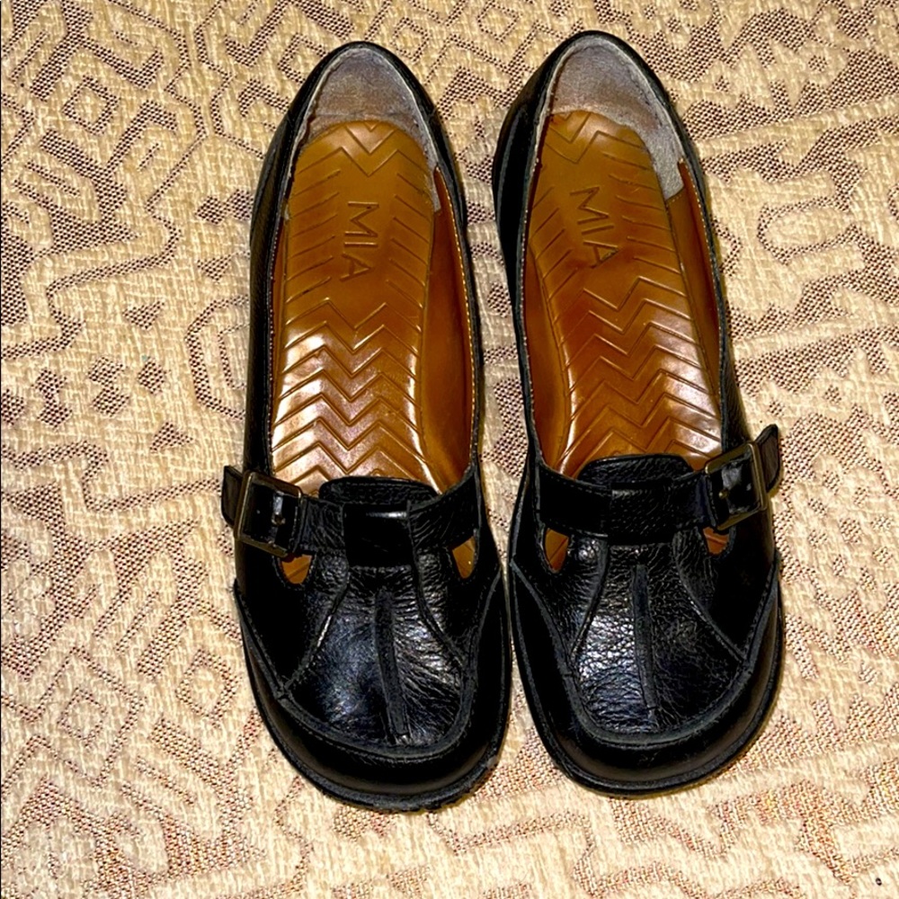 VTG 💋 Mary Jane Platform Leather Shoes